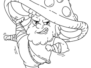 coloriage farfadet