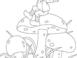 coloriage lutin des forêts