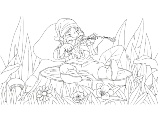 dessin farfadet