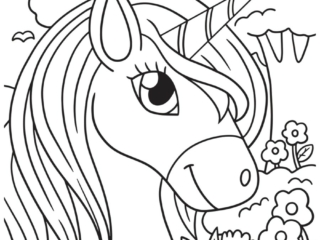 licorne coloriage