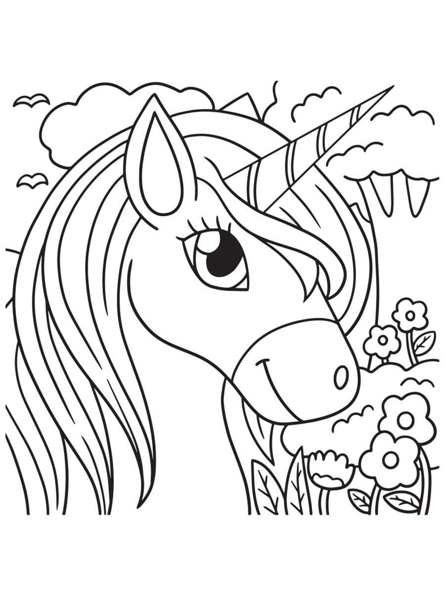 10 Desenhos de Unicórnio para Imprimir e Colorir  Licorne à colorier,  Licorne coloriage, Coloriage licorne à imprimer