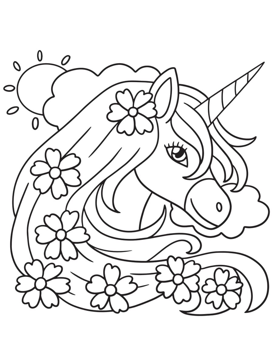 10 Desenhos de Unicórnio para Imprimir e Colorir  Licorne à colorier,  Licorne coloriage, Coloriage licorne à imprimer