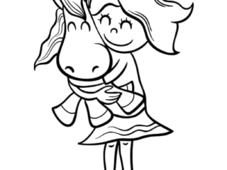 licorne et amie
