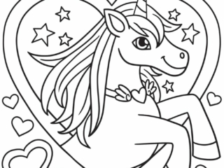 coloriage licorne