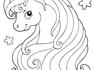 coloriage licorne