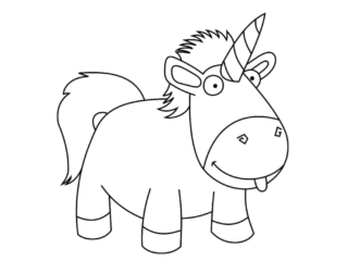coloriage licorne
