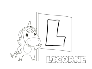 coloriage licorne