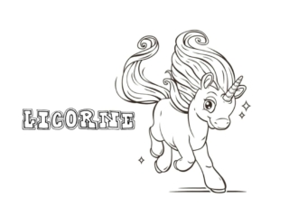 coloriage licorne