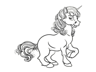 coloriage licorne