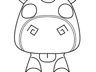 coloriage licorne kawaii