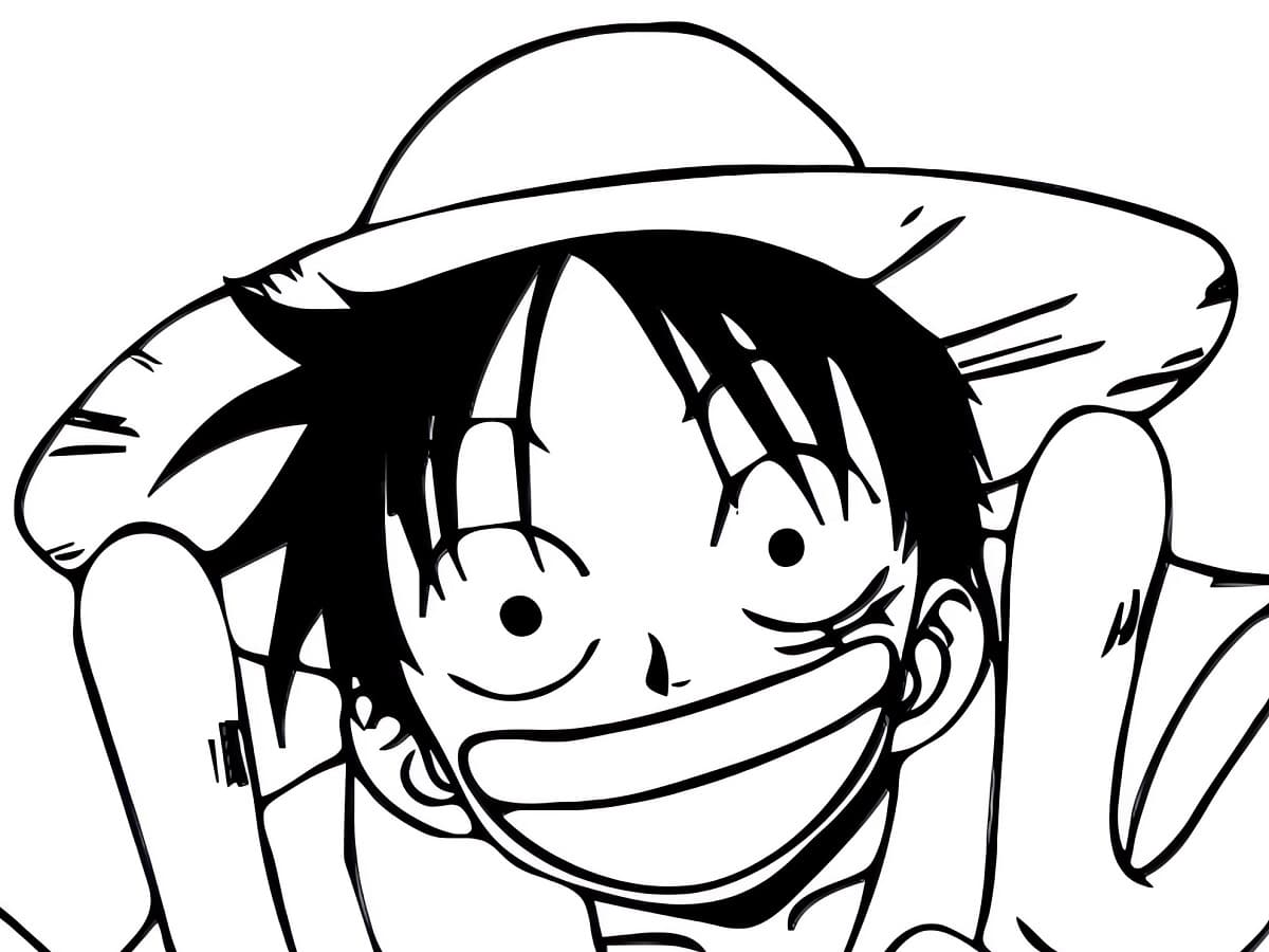 coloriage luffy