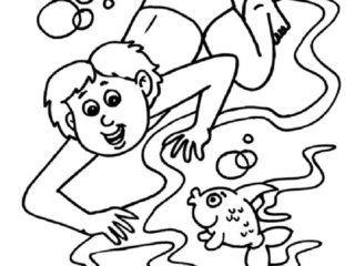 coloriage mer
