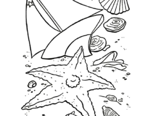 coloriage mer
