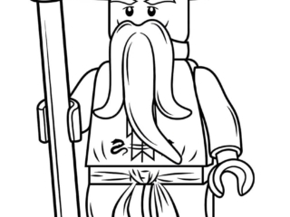 coloriage samourai ninjago