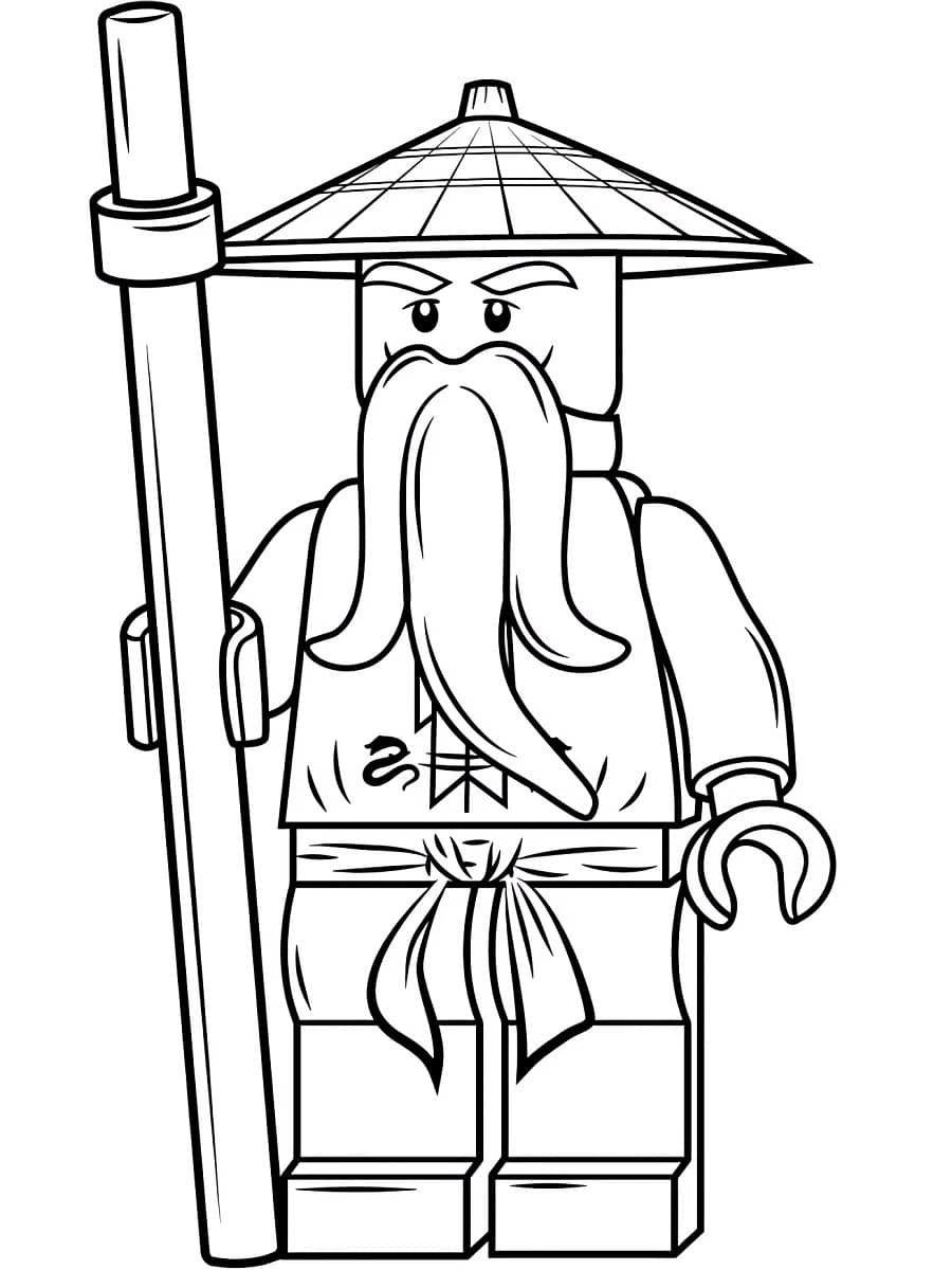 Ninjago verde para colorear on sale