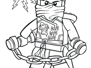 coloriage jay ninjago