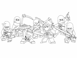 coloriage ninjago