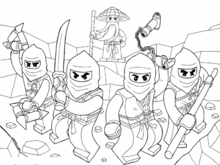 coloriage ninjago
