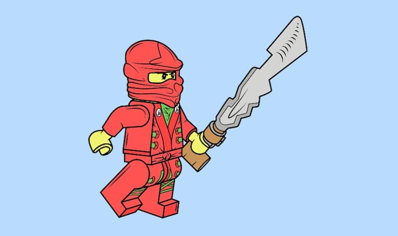 coloriage ninjago