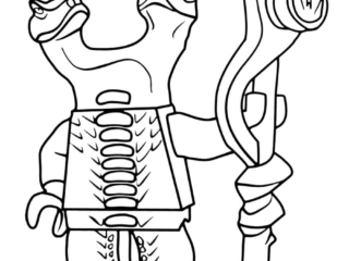 coloriage serpent ninjago