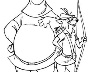 coloriage robin des bois (1) coloriage robin des bois