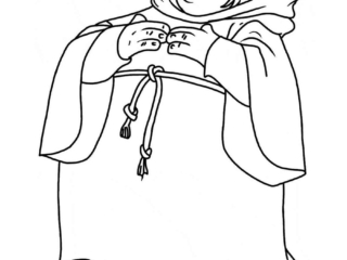 coloriage robin des bois (10) coloriage moine robin des bois
