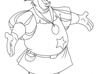 coloriage robin des bois (14) coloriage shérif robin des bois