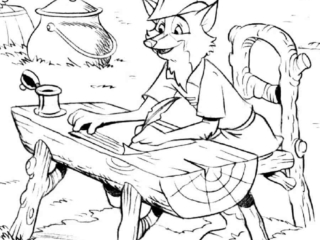 coloriage robin des bois (9) robin des bois coloriage