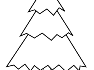 coloriage sapin (15) coloriage sapin facile