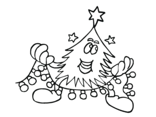 coloriage sapin (26) coloriage de sapin