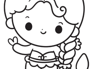 coloriage sirène (2) coloriage sirène facile