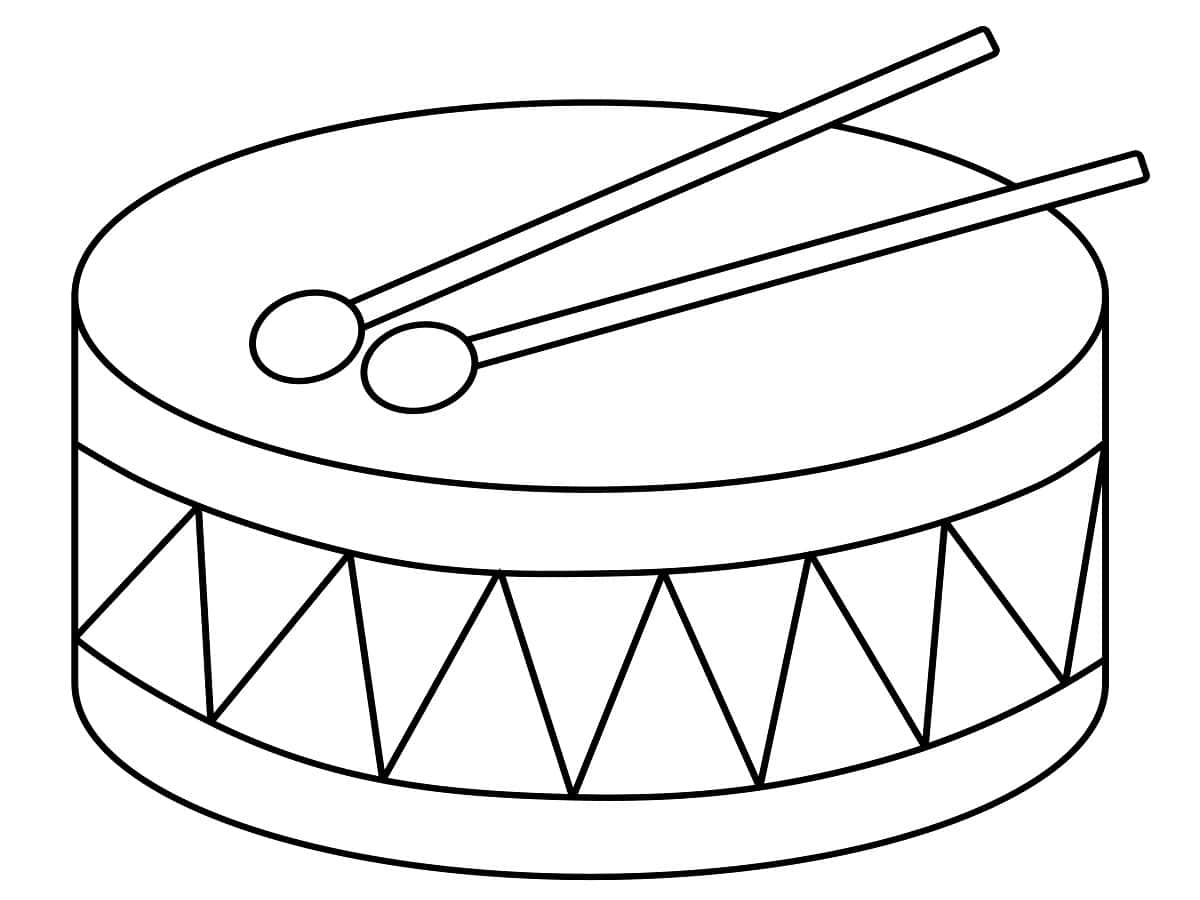 Coloriage Instruments De Musique Dessin Musique à imprimer