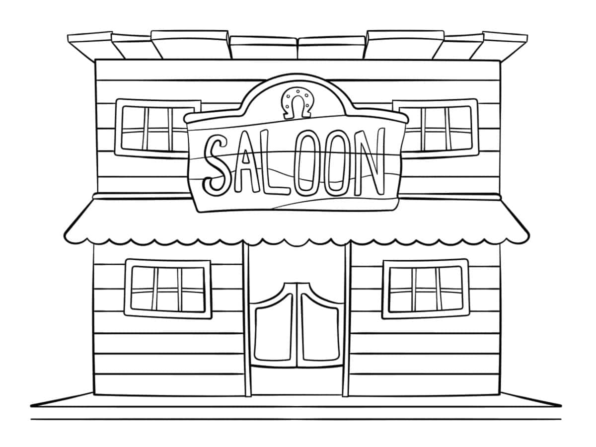 coloriages saloon