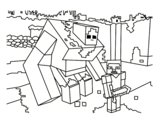 coloriage Minecraft