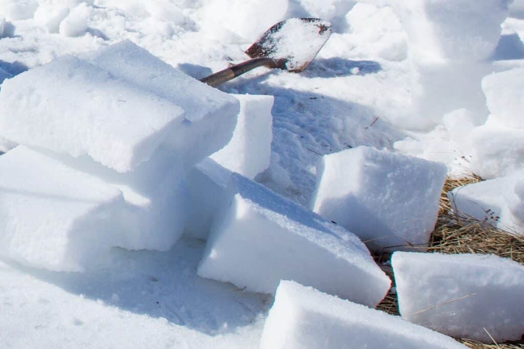 briques de neige
