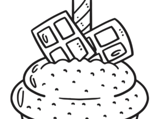 coloriage anniversaire