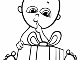 coloriage anniversaire b&eacute;b&eacute;