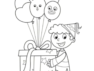 coloriage anniversaire