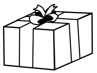 coloriage cadeau