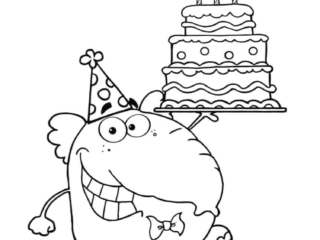 anniversaire coloriage