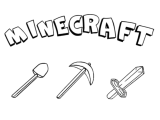 coloriage minecraft