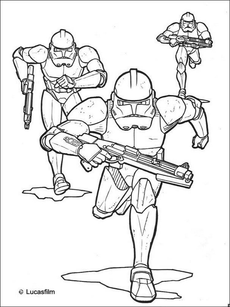 coloriage storm trooper