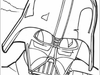 coloriage dark vador