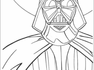 coloriage dark vador