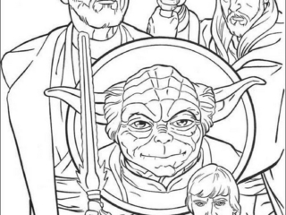 coloriage jedi