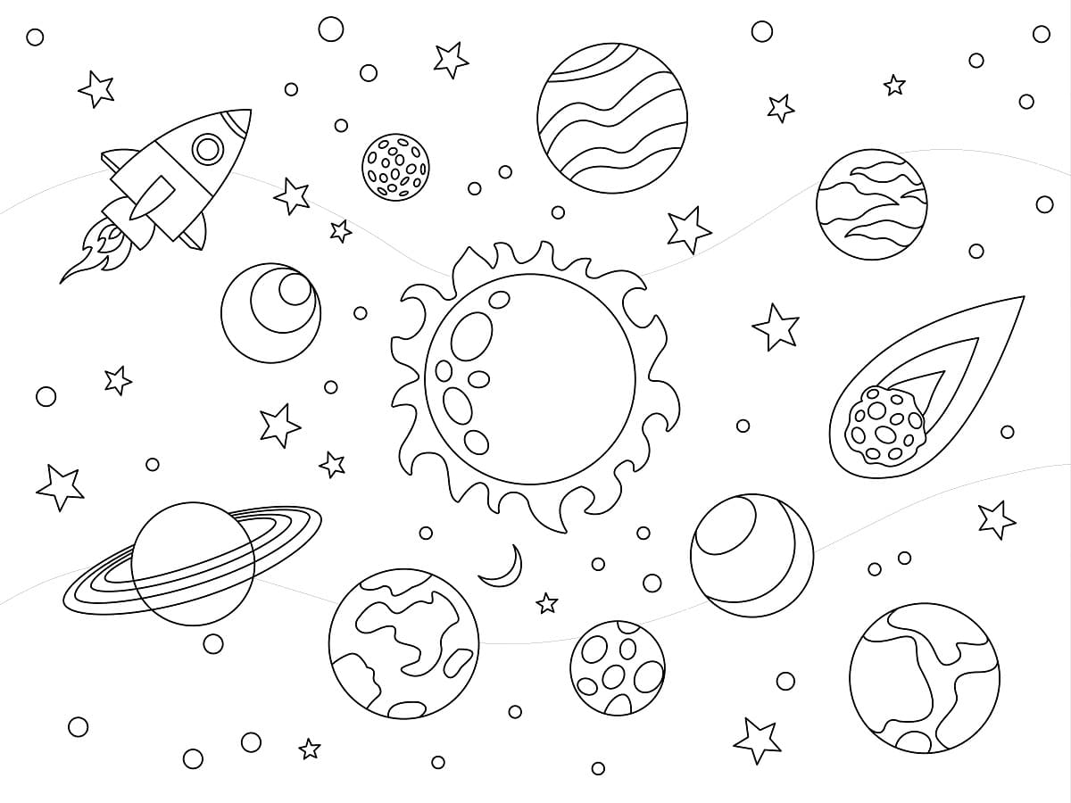 dessin planètes
