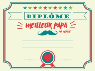 diplome meilleur papa 1 diplôme meilleur papa