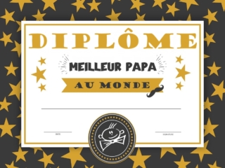 diplome meilleur papa 3 diplôme meilleur papa