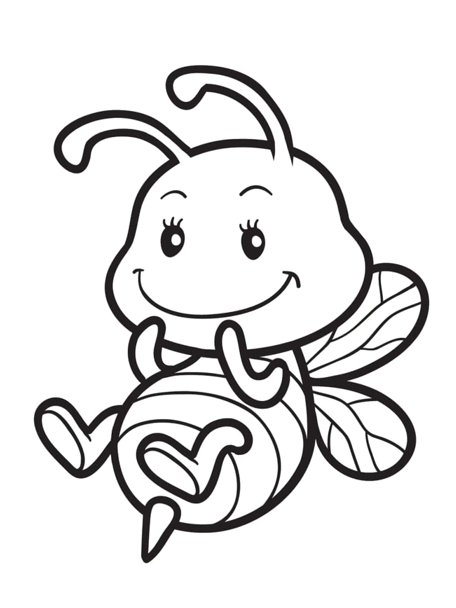 Coloriage abeille : 50 dessins à imprimer