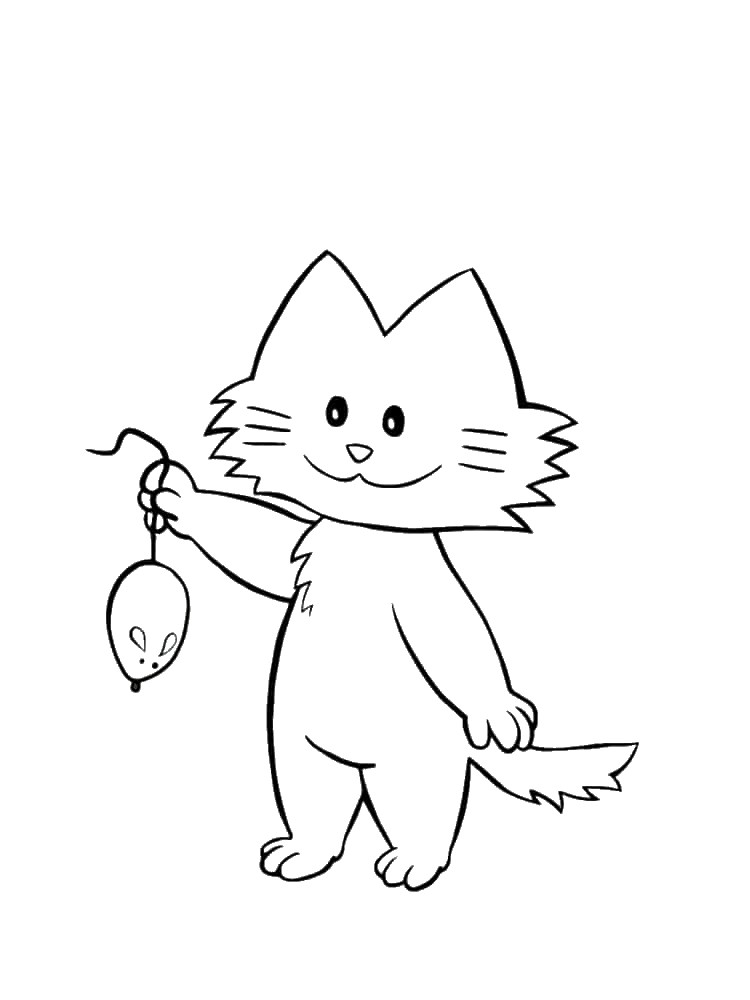 Coloriage chat - Dessin chat a imprimer - 11 - RDVLudique